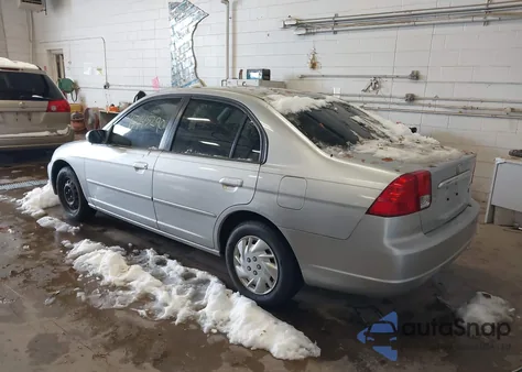 2003 Honda Civic Ex из США, поврежденный, VIN 2HGES26703H564426